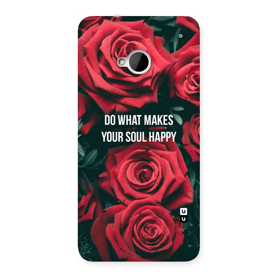 Soul Happy Back Case for HTC One M7
