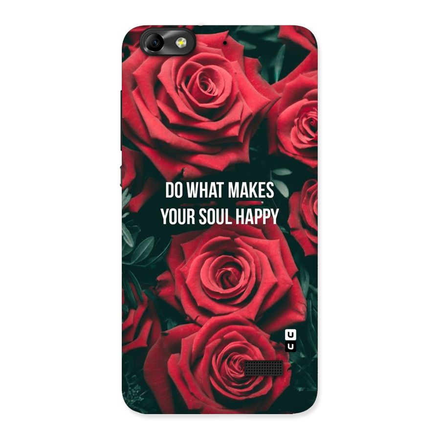 Soul Happy Back Case for Honor 4C