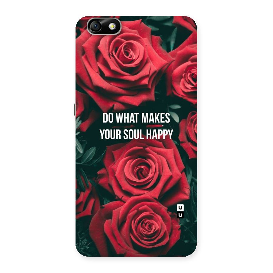 Soul Happy Back Case for Honor 4X