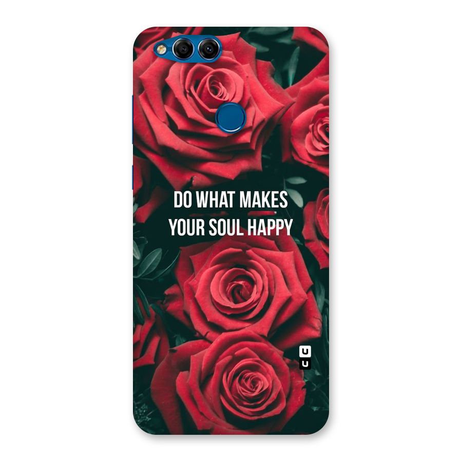 Soul Happy Back Case for Honor 7X