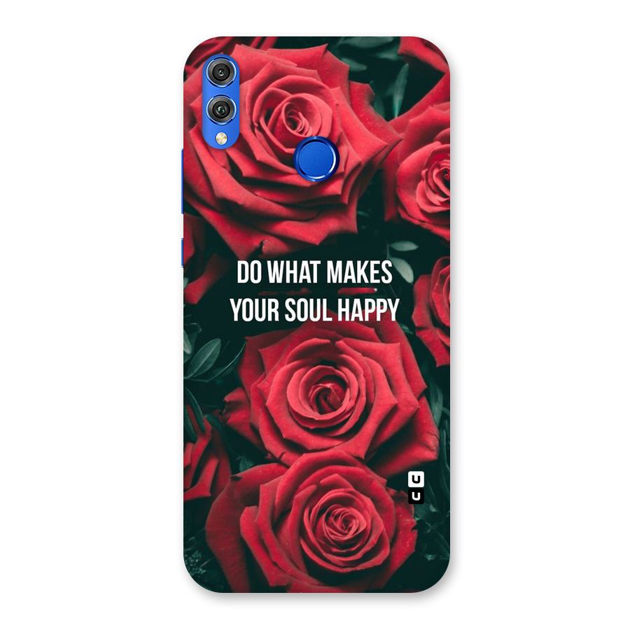 Soul Happy Back Case for Honor 8X
