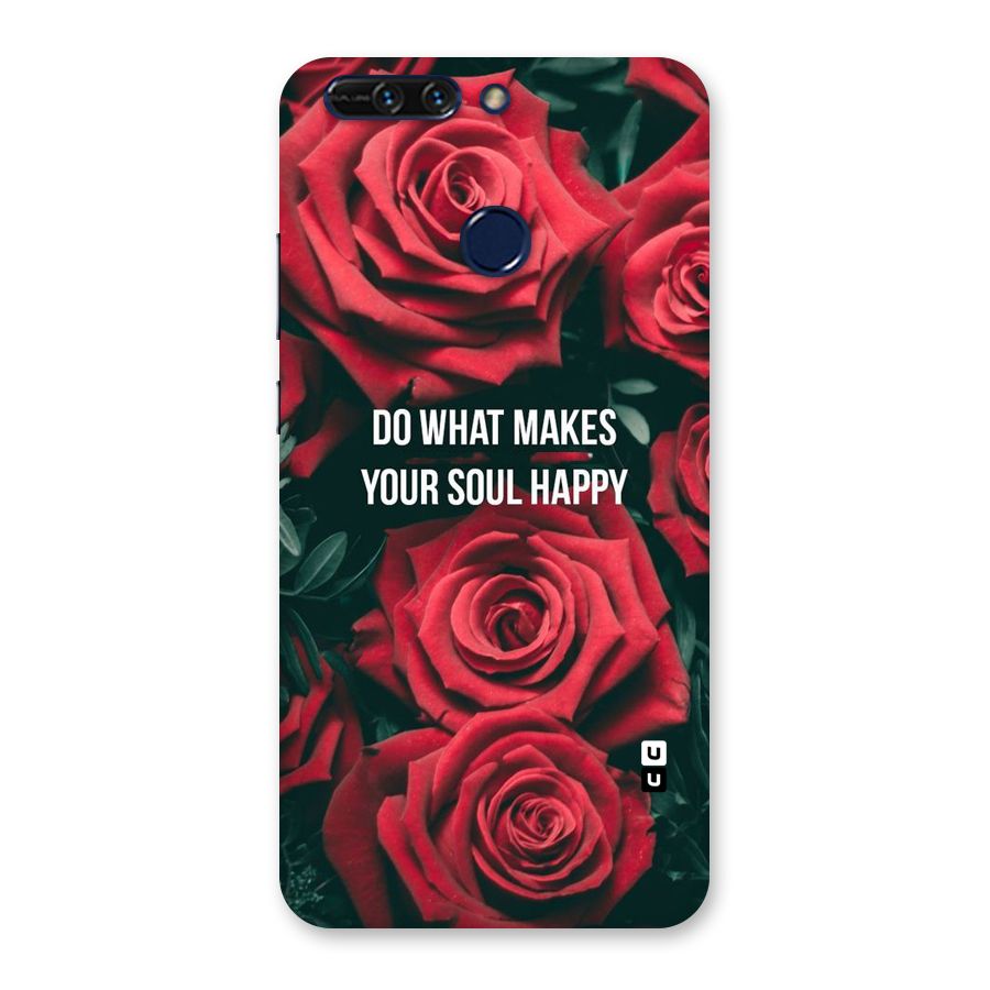 Soul Happy Back Case for Honor 8 Pro