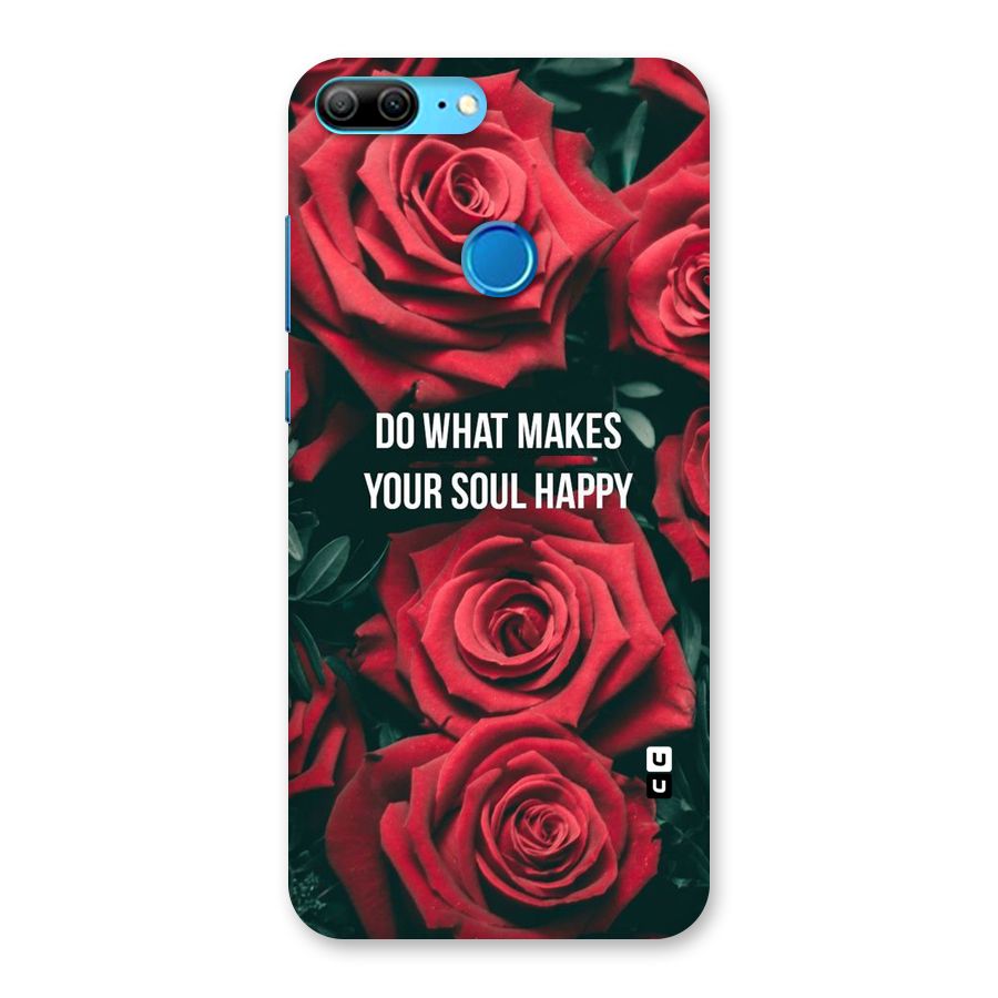 Soul Happy Back Case for Honor 9 Lite
