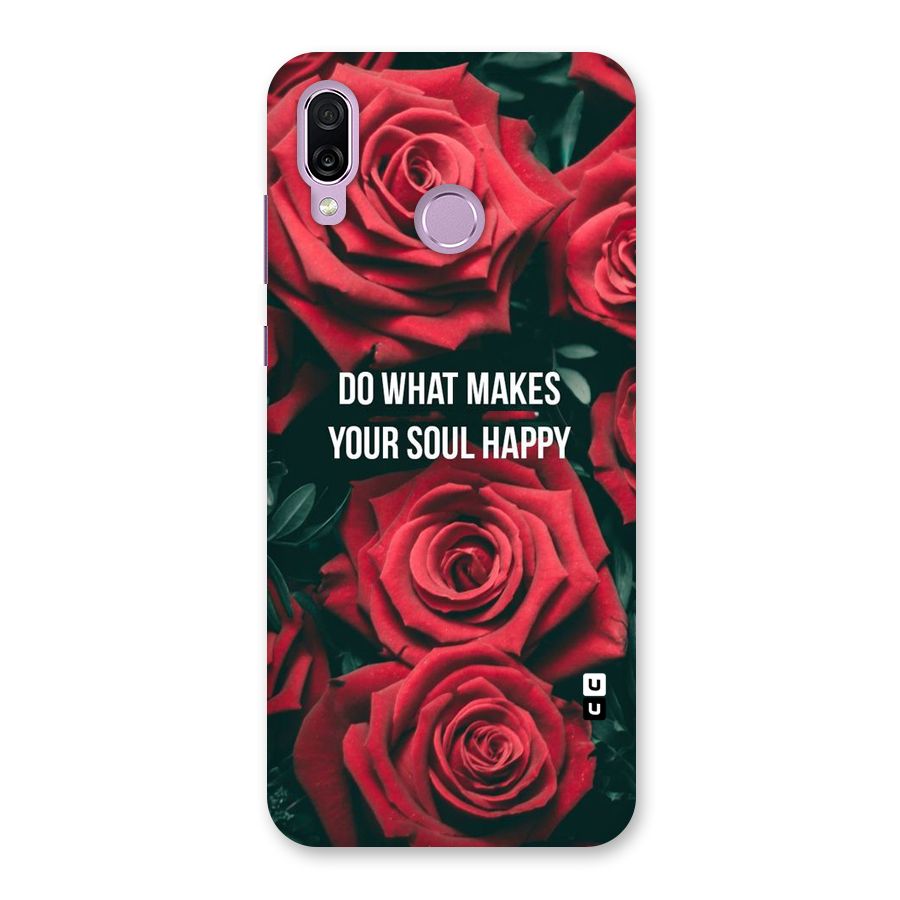 Soul Happy Back Case for Honor Play