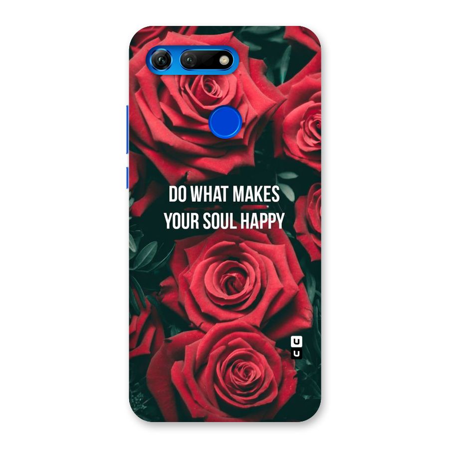 Soul Happy Back Case for Honor View 20