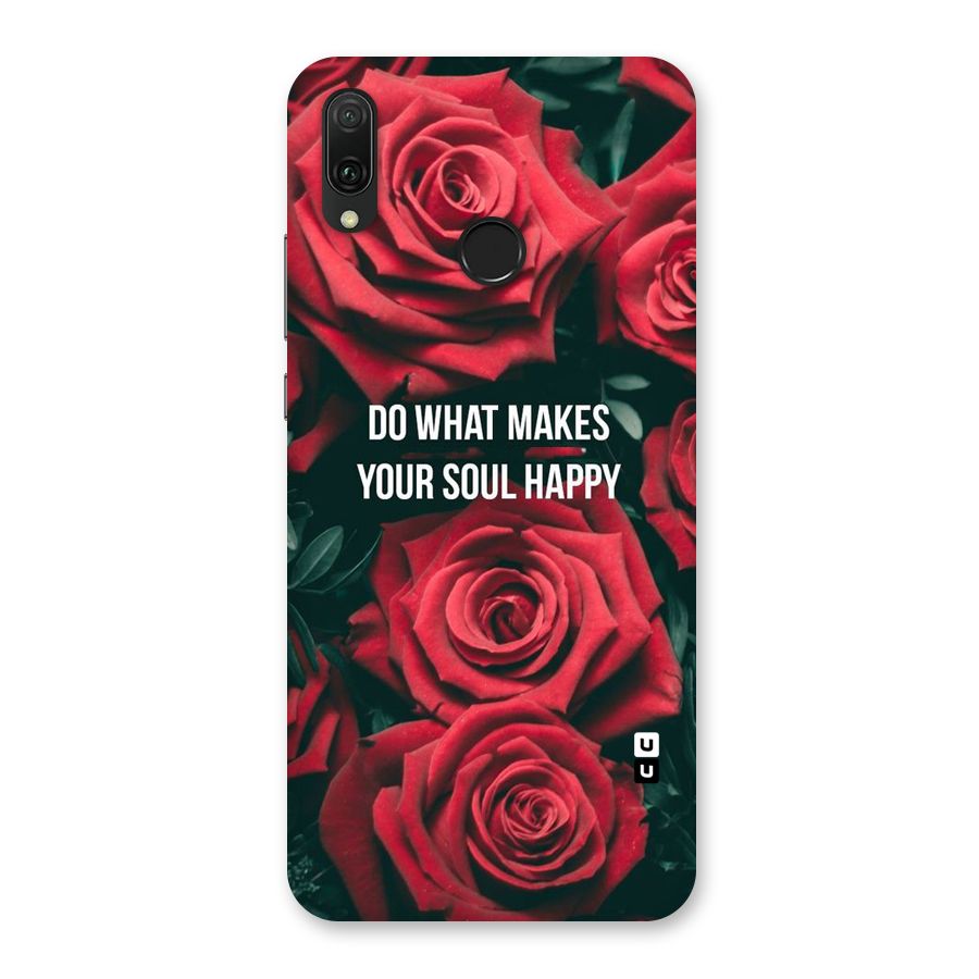 Soul Happy Back Case for Huawei Y9 (2019)
