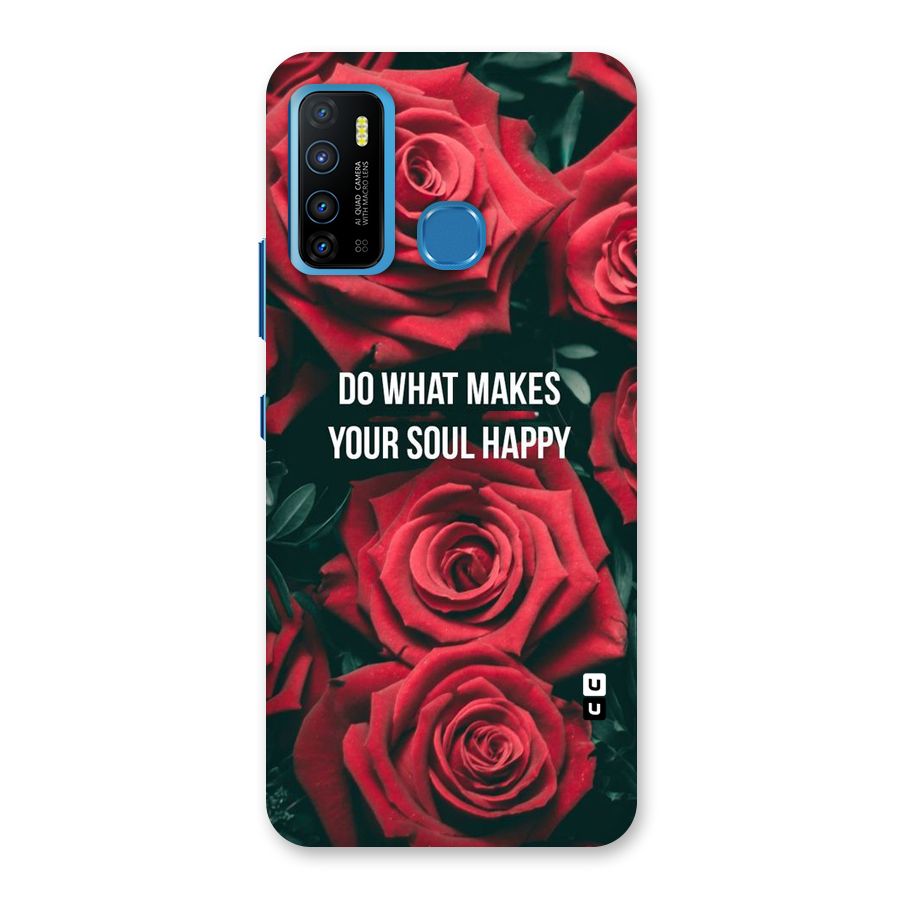 Soul Happy Back Case for Infinix Hot 9