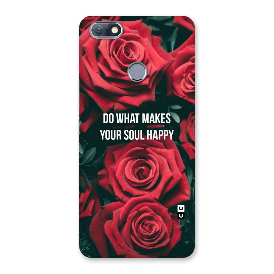 Soul Happy Back Case for Infinix Note 5