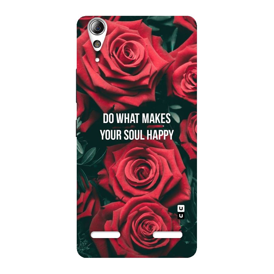 Soul Happy Back Case for Lenovo A6000