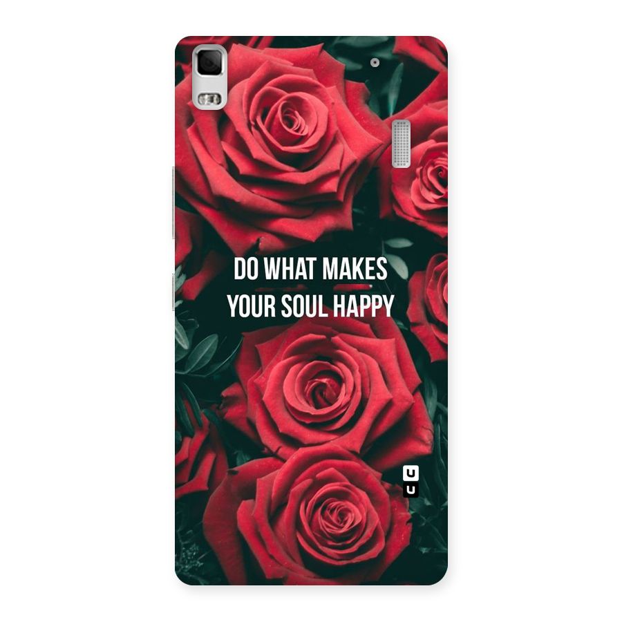 Soul Happy Back Case for Lenovo K3 Note