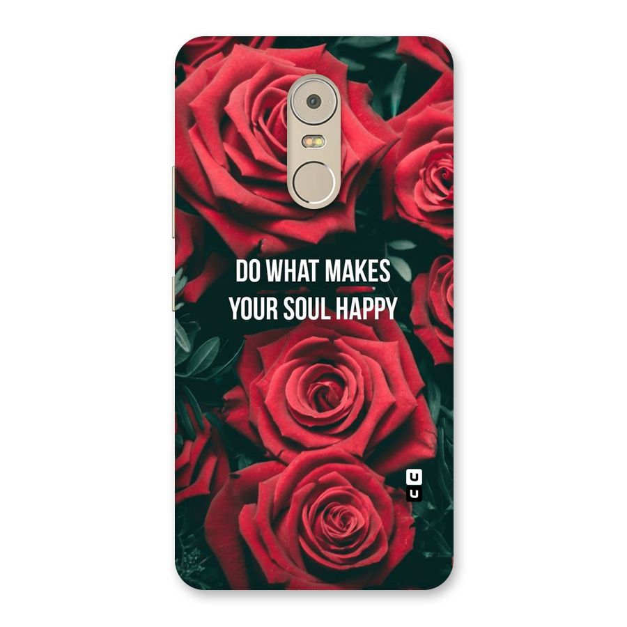 Soul Happy Back Case for Lenovo K6 Note