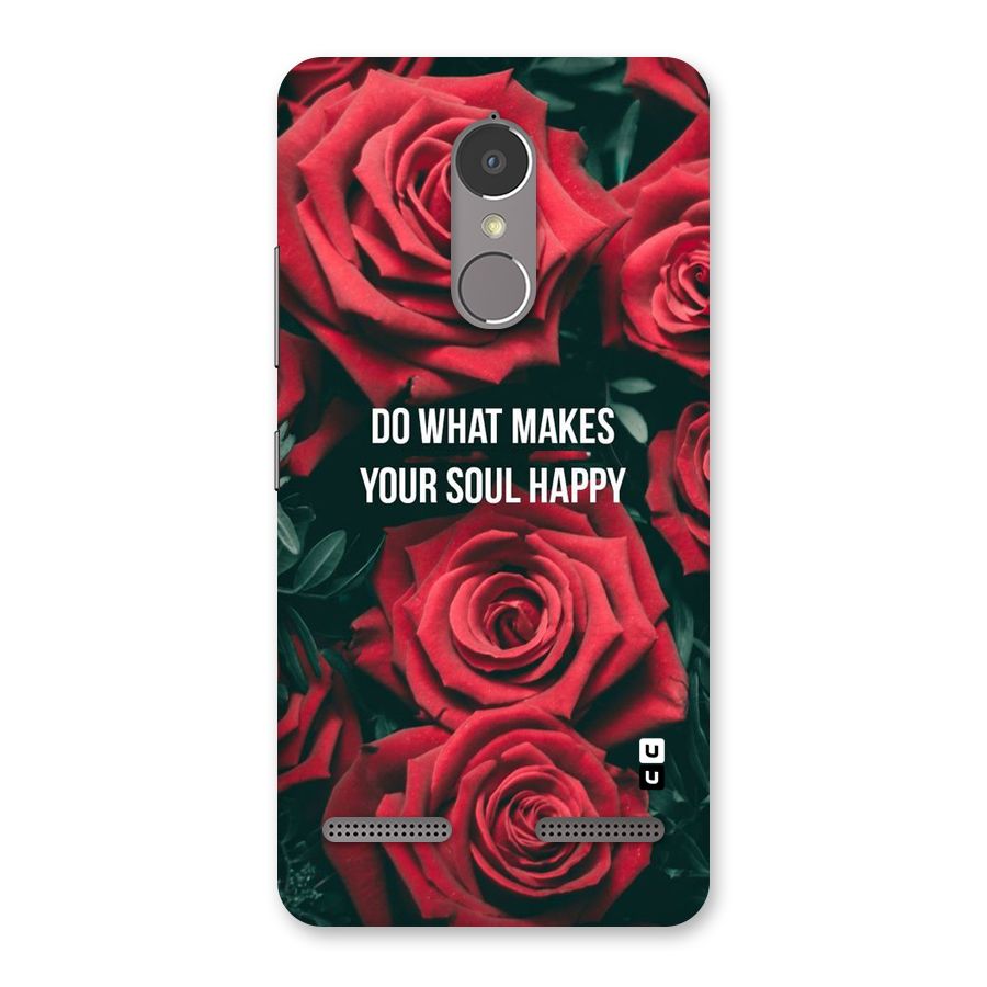 Soul Happy Back Case for Lenovo K6 Power