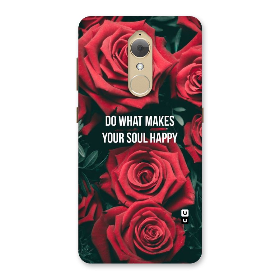 Soul Happy Back Case for Lenovo K8