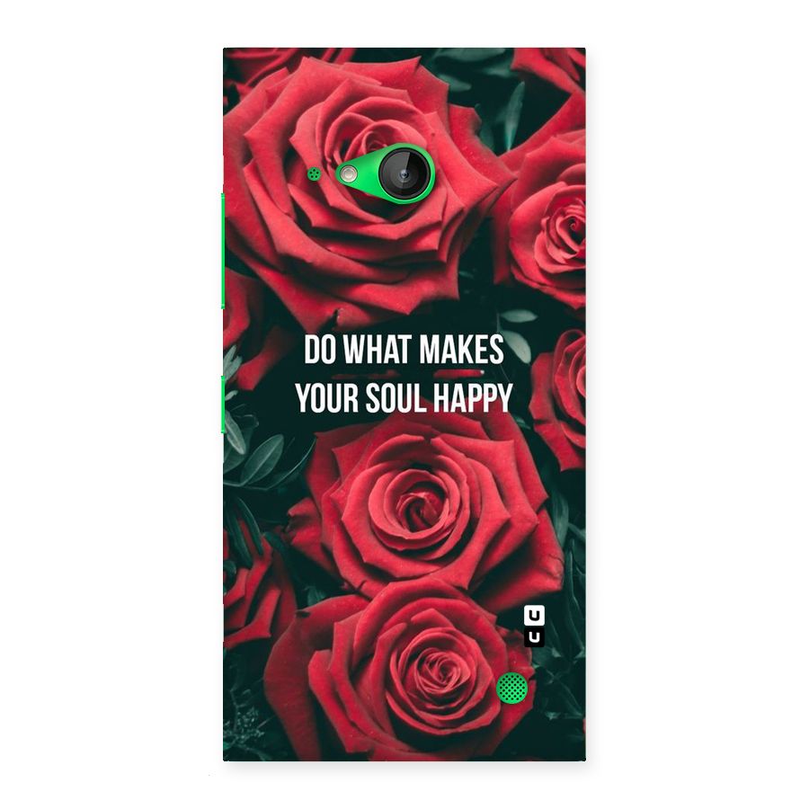 Soul Happy Back Case for Lumia 730