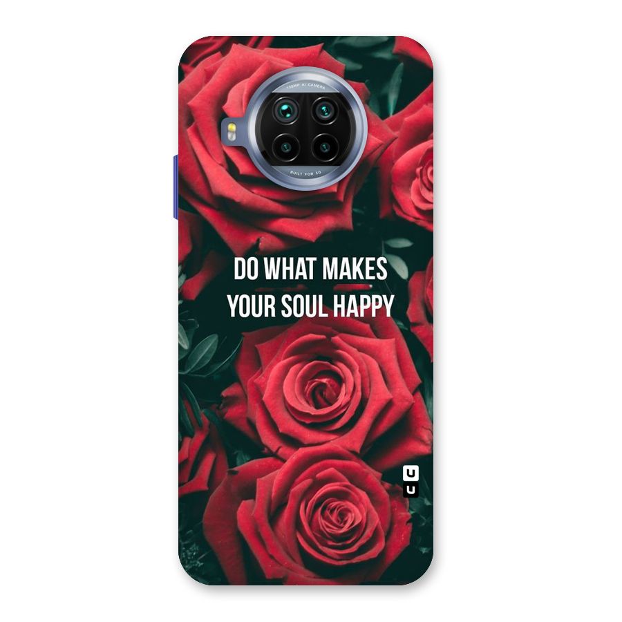 Soul Happy Back Case for Mi 10i