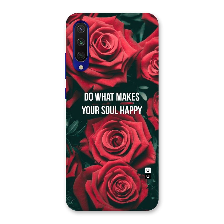 Soul Happy Back Case for Mi A3