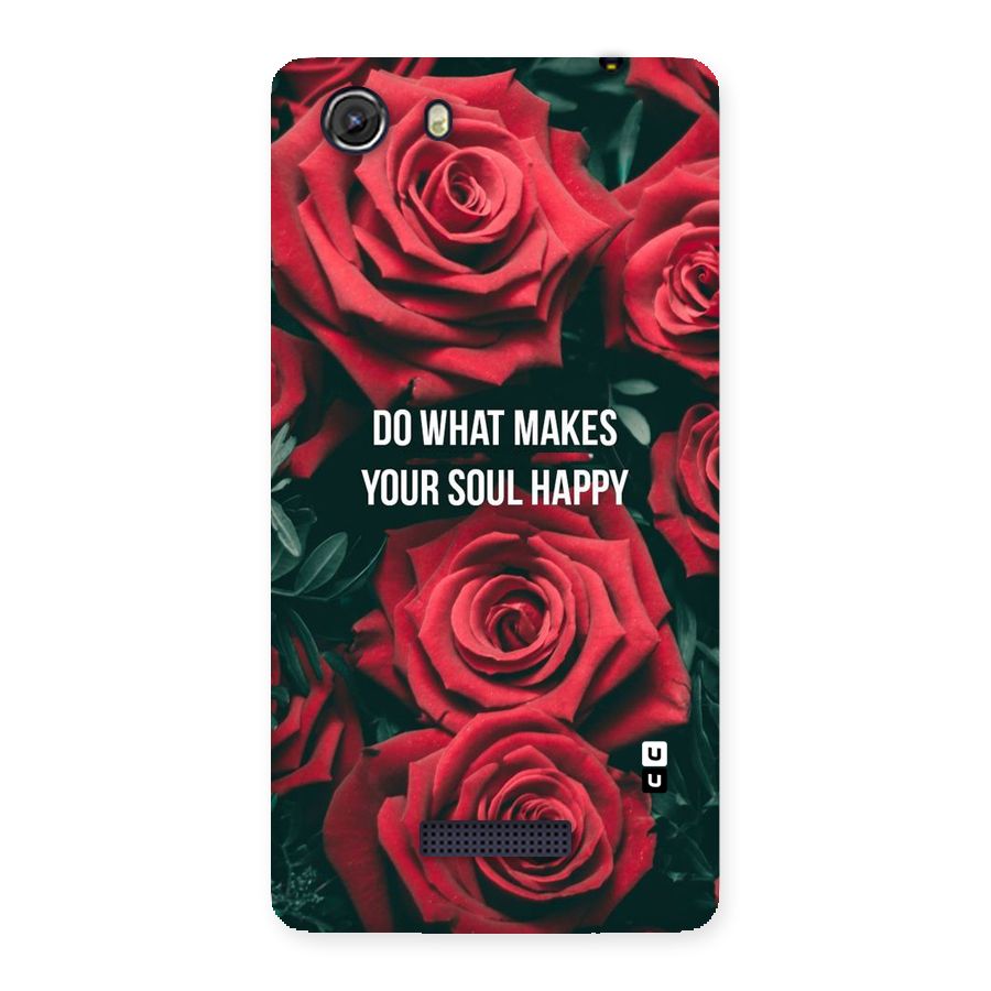 Soul Happy Back Case for Micromax Unite 3