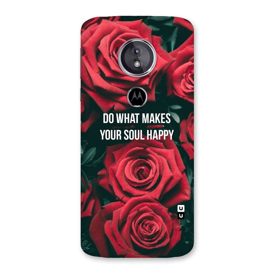 Soul Happy Back Case for Moto E5