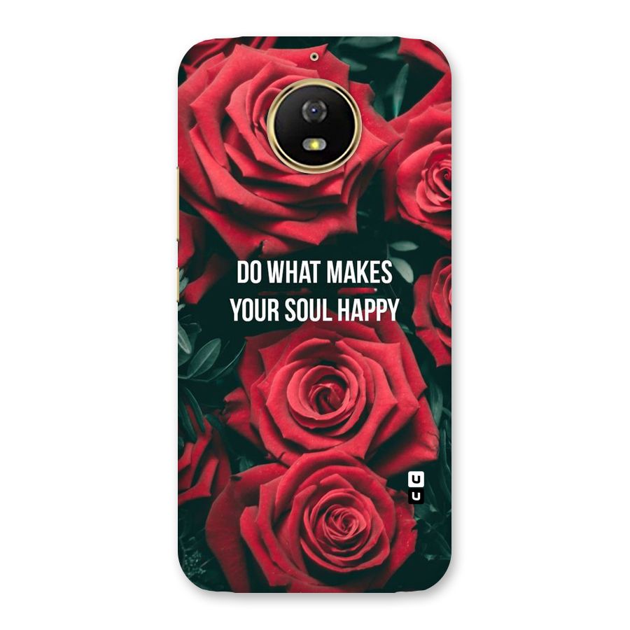 Soul Happy Back Case for Moto G5s
