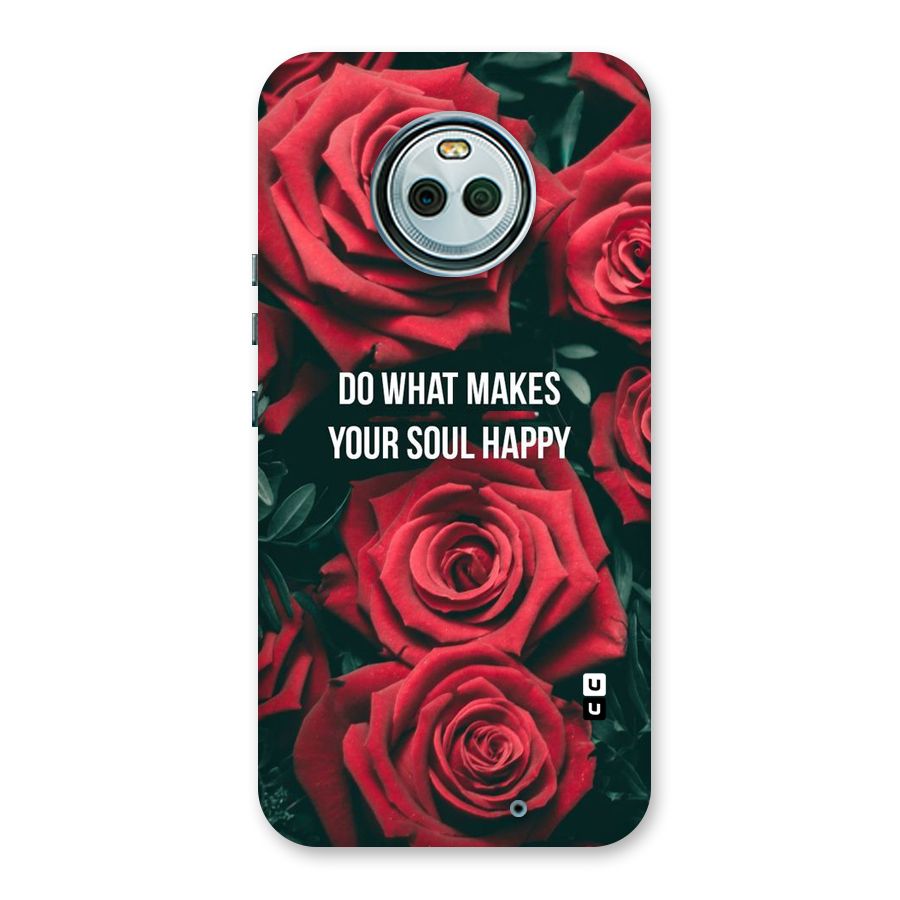 Soul Happy Back Case for Moto X4