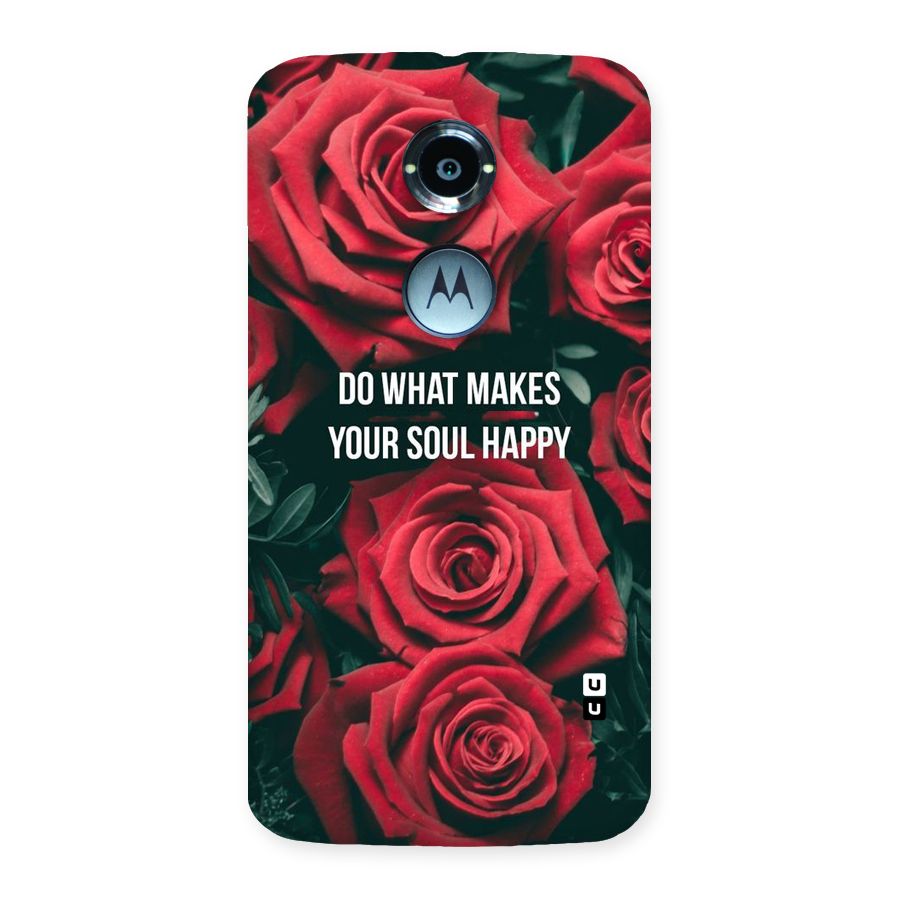 Soul Happy Back Case for Moto X 2nd Gen