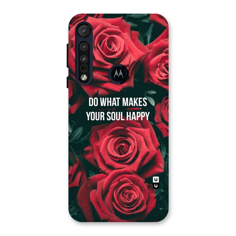 Soul Happy Back Case for Motorola One Macro