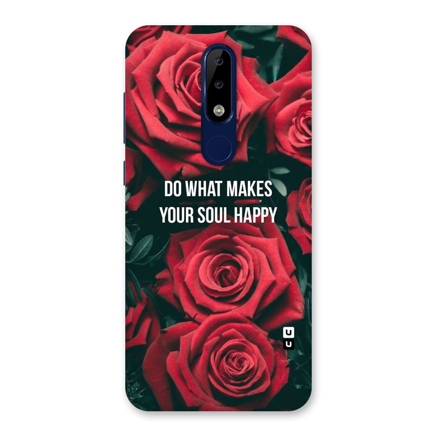 Soul Happy Back Case for Nokia 5.1 Plus