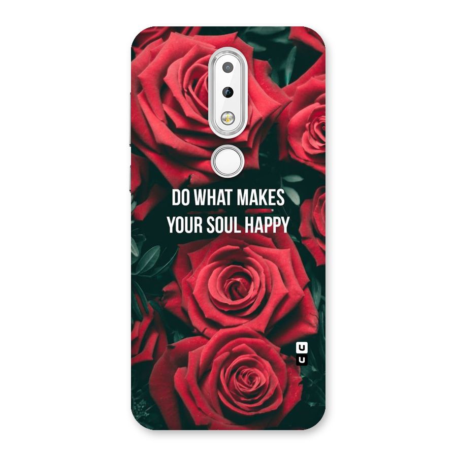 Soul Happy Back Case for Nokia 6.1 Plus