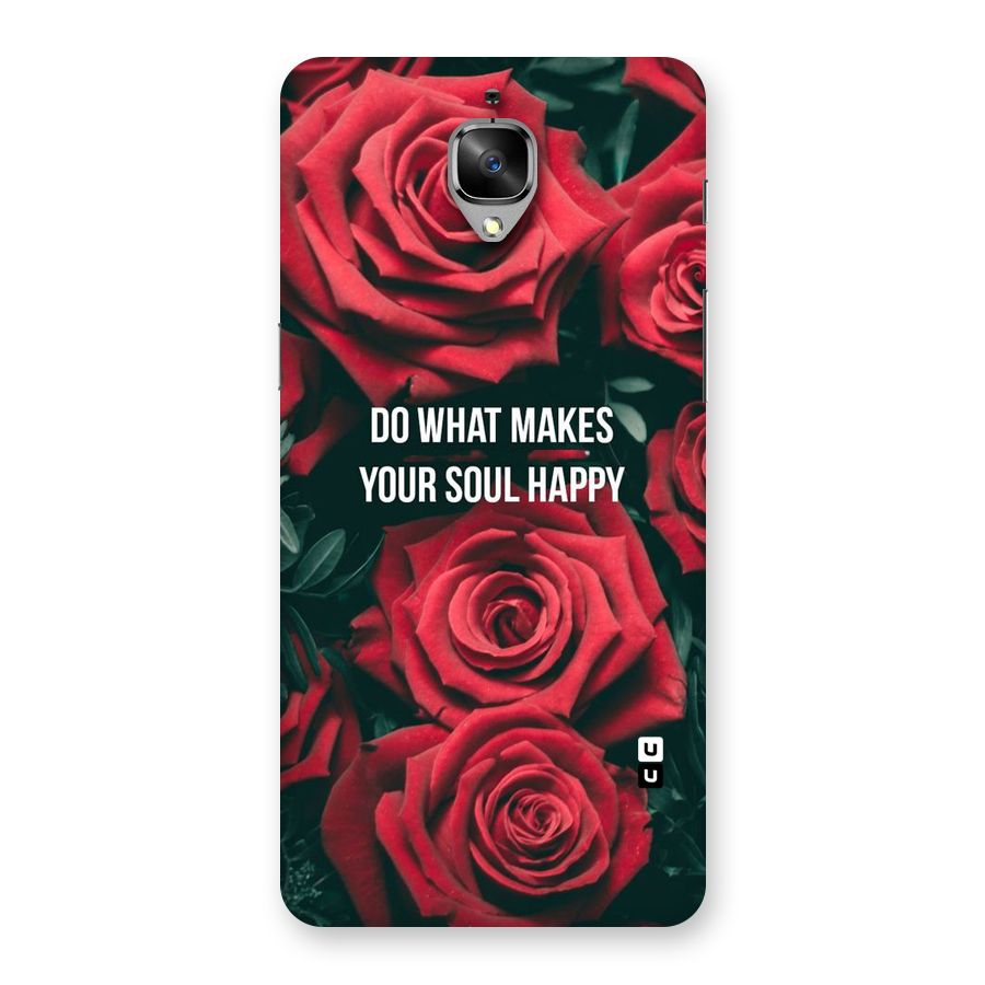 Soul Happy Back Case for OnePlus 3