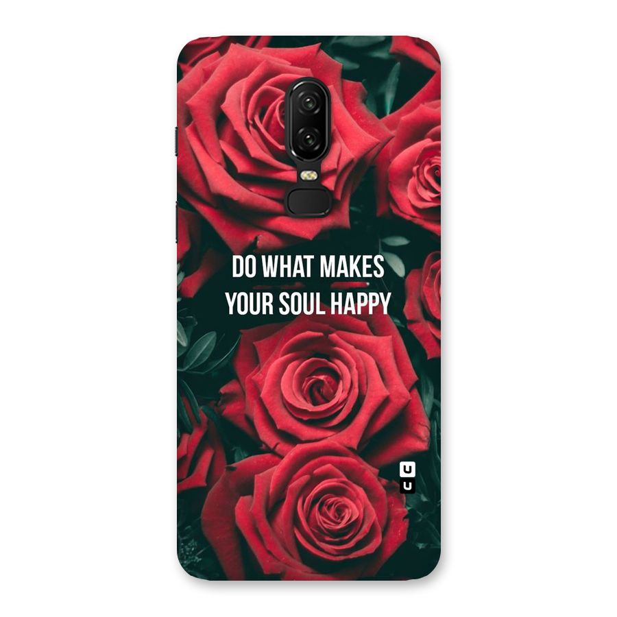 Soul Happy Back Case for OnePlus 6