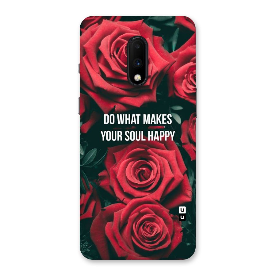 Soul Happy Back Case for OnePlus 7