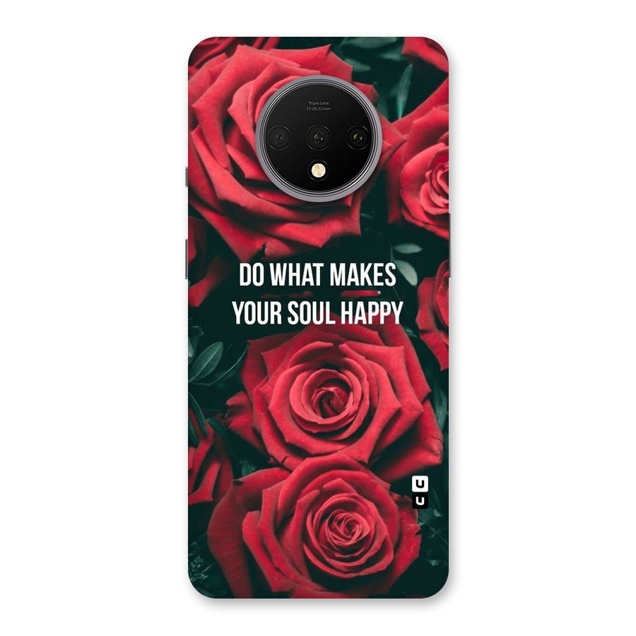 Soul Happy Back Case for OnePlus 7T