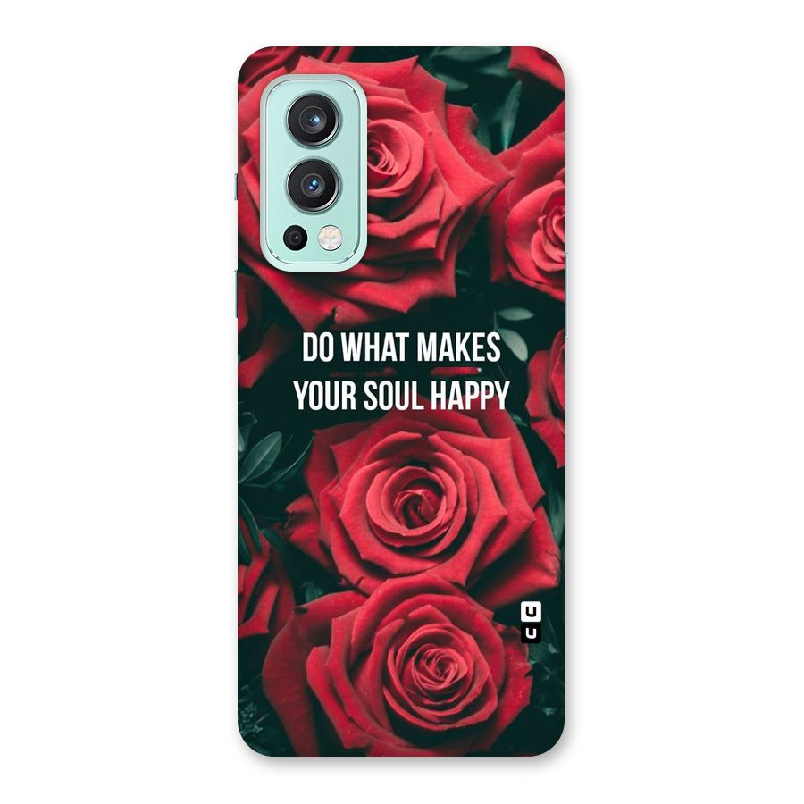Soul Happy Back Case for OnePlus Nord 2 5G