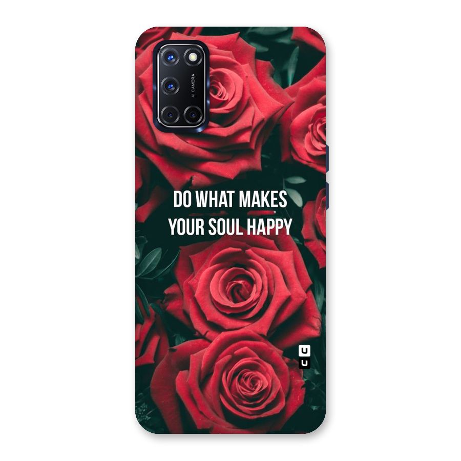Soul Happy Back Case for Oppo A52