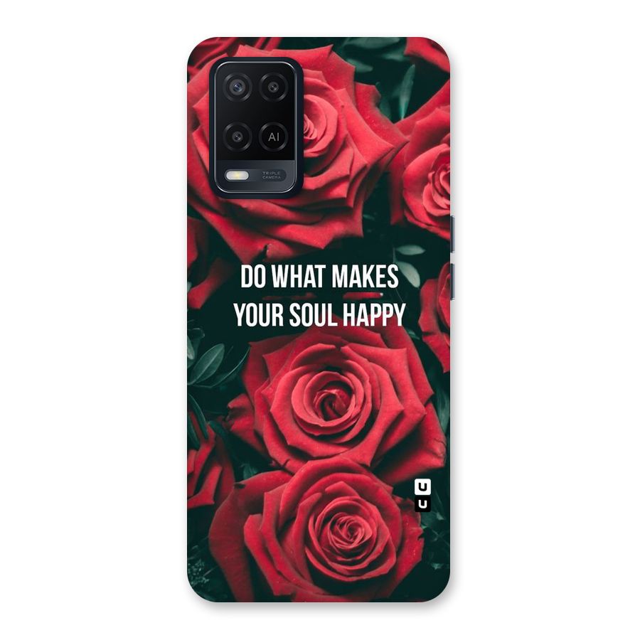 Soul Happy Back Case for Oppo A54