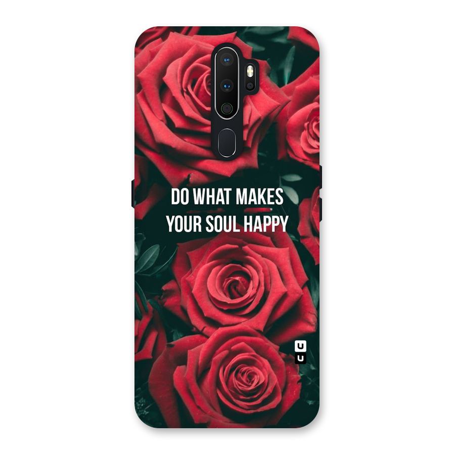 Soul Happy Back Case for Oppo A5 (2020)