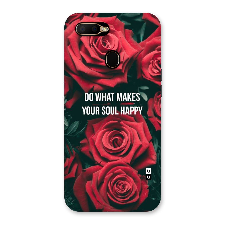 Soul Happy Back Case for Oppo A5s