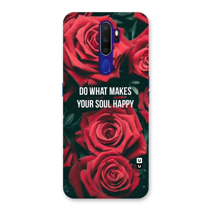 Soul Happy Back Case for Oppo A9 (2020)
