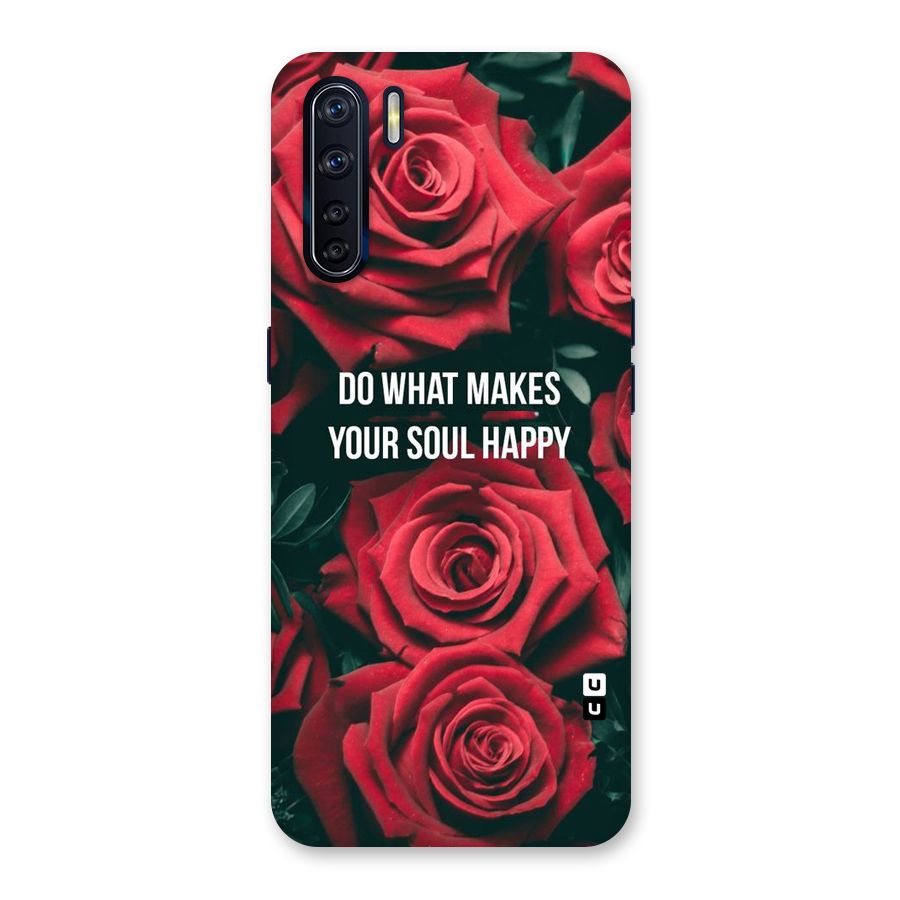 Soul Happy Back Case for Oppo F15