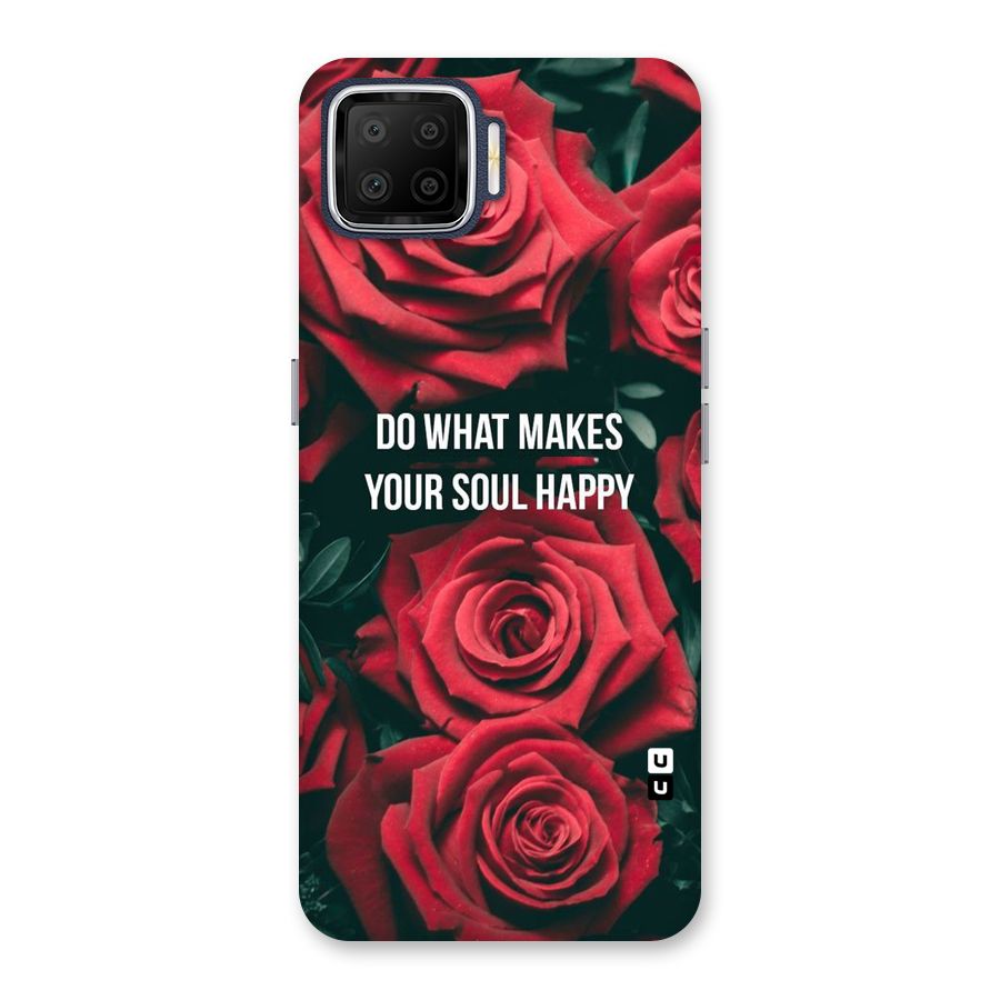 Soul Happy Back Case for Oppo F17