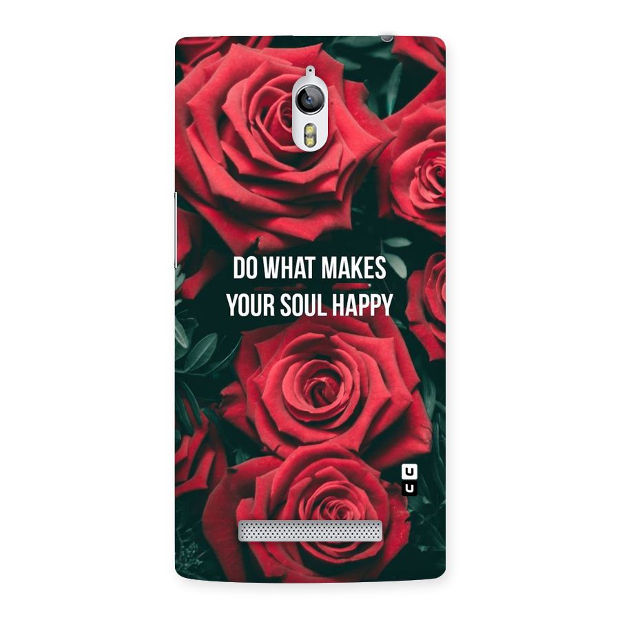 Soul Happy Back Case for Oppo Find 7