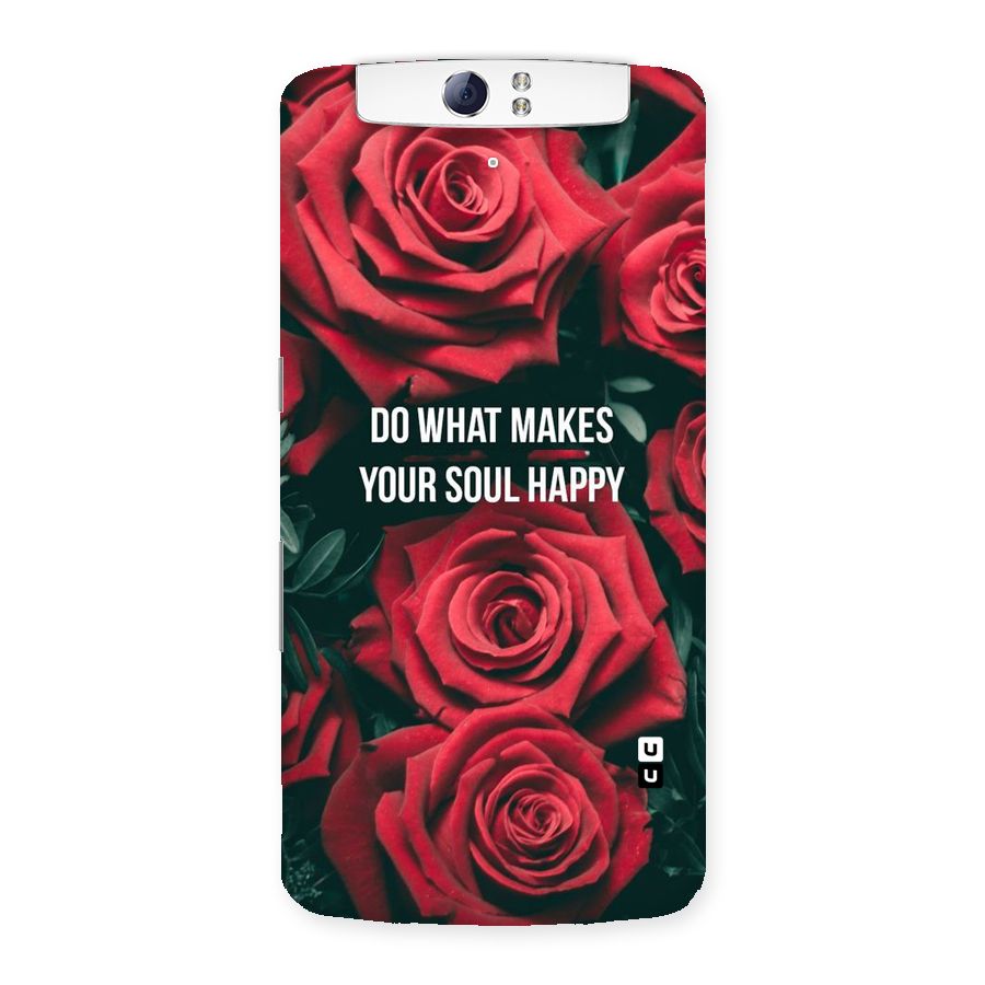 Soul Happy Back Case for Oppo N1