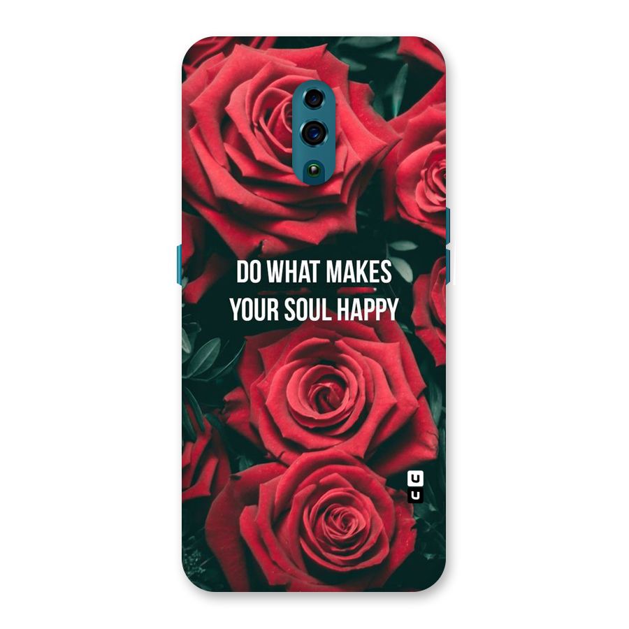 Soul Happy Back Case for Oppo Reno