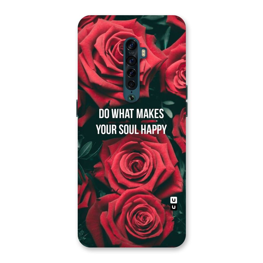 Soul Happy Back Case for Oppo Reno2