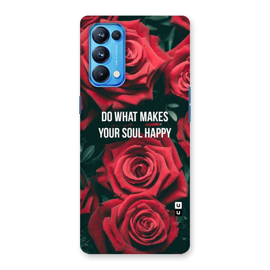 Soul Happy Back Case for Oppo Reno5 Pro 5G