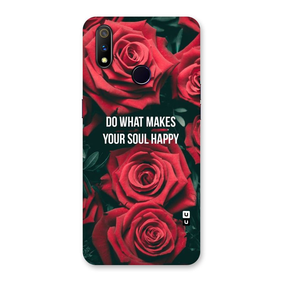 Soul Happy Back Case for Realme 3 Pro