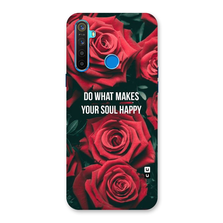 Soul Happy Back Case for Realme 5