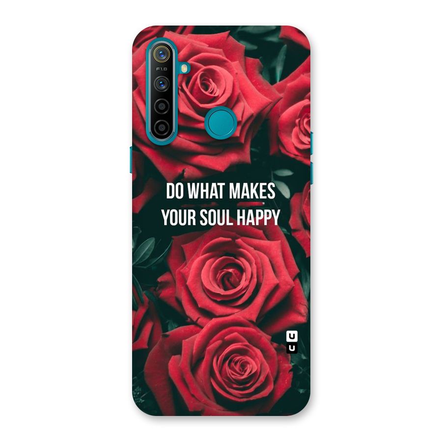Soul Happy Back Case for Realme 5i