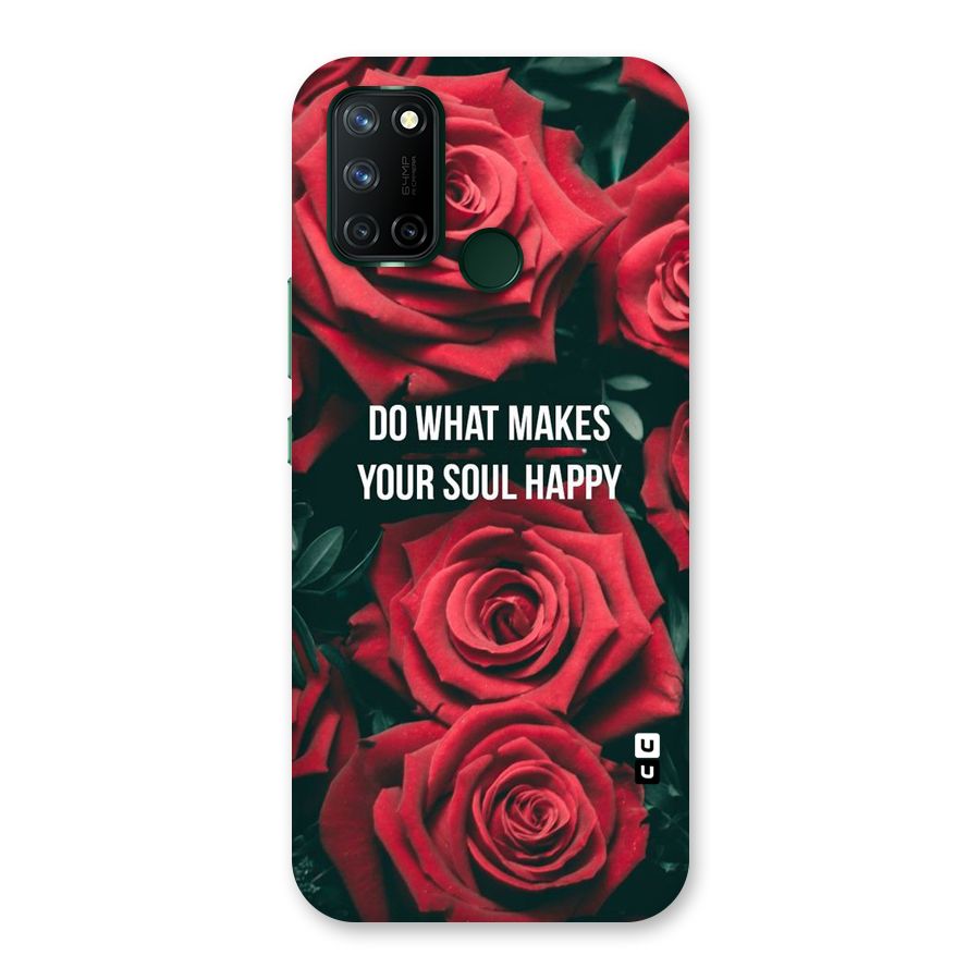 Soul Happy Back Case for Realme 7i