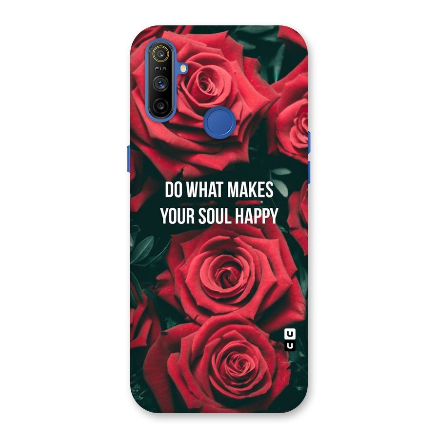 Soul Happy Back Case for Realme Narzo 10A
